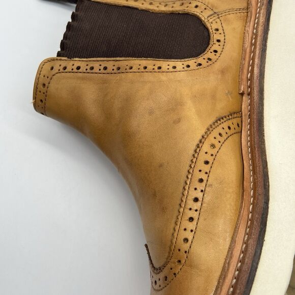 Grenson Men’s  Uk 5.5 D Tan Leather Chelsea Boots Goodyear Welt Extralight Soles